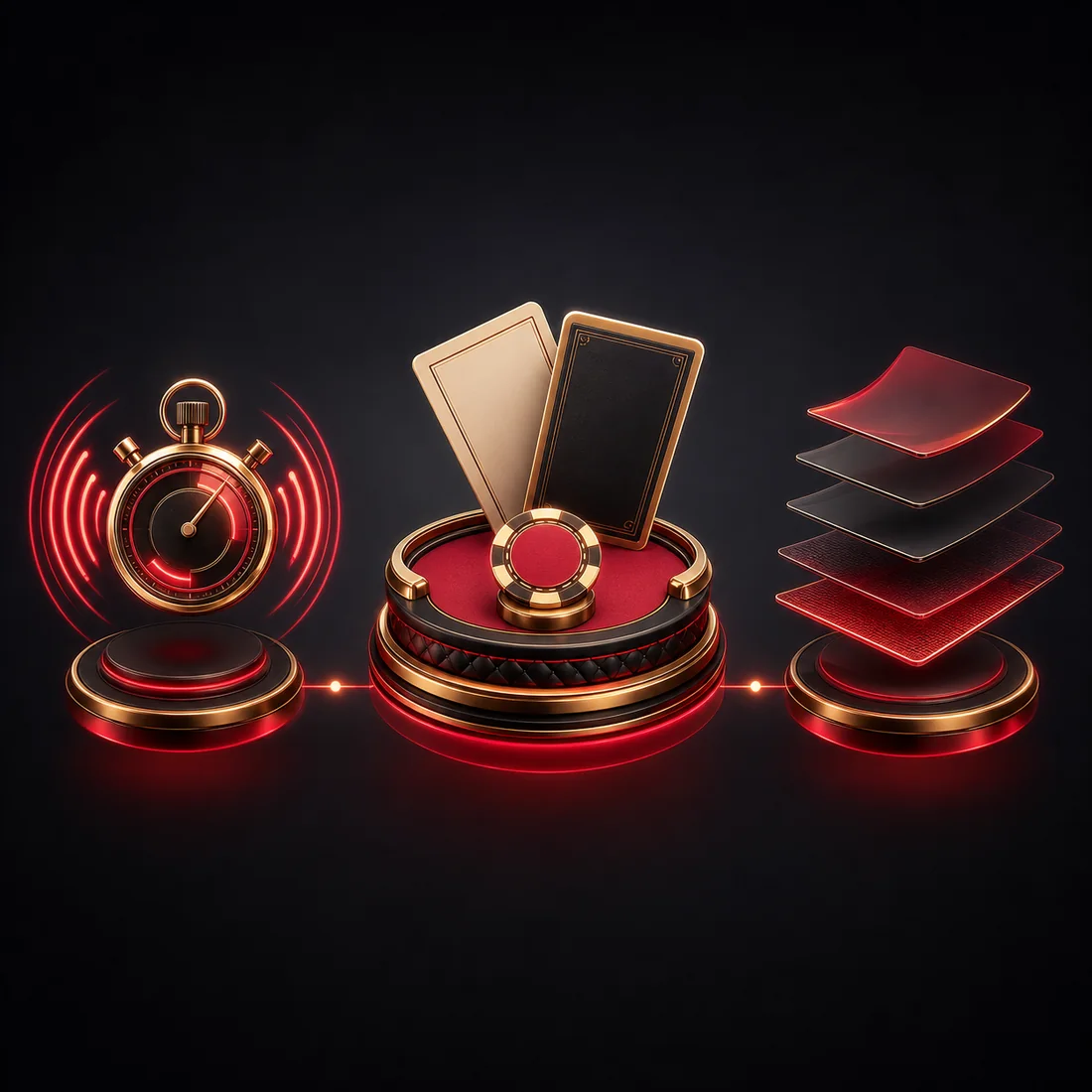 Ilustración de los complementos de PrimeTime: apuestas en vivo, casino con crupier y creador de props